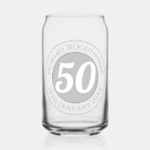 Fête d'anniversaire avec nom, âge et anniversaire (Verso)