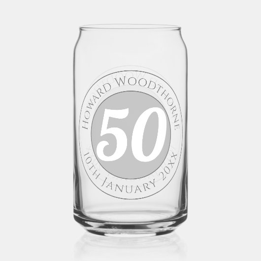 Fête d'anniversaire avec nom, âge et anniversaire (Verso)