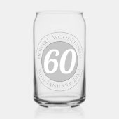 Fête d'anniversaire avec nom, âge et anniversaire (Verso)