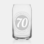 Fête d'anniversaire avec nom, âge et anniversaire (Recto)