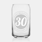 Fête d'anniversaire avec nom, âge et anniversaire (Recto)