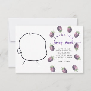 Fête d'anniversaire Blackberry merci beaucoup