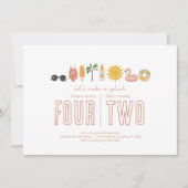 Fête d'anniversaire conjointe - Invitation à thème (Devant)