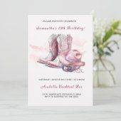 Fête d'anniversaire Cowgirl Invitations Designs (Debout devant)