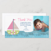 Fête d'anniversaire de bateau à voile de Merci (Devant / Derrière)