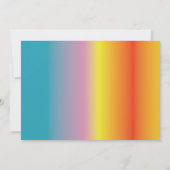 Fête d'anniversaire de chats invitation amusante f (Dos)