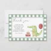 Fête d'anniversaire de crocodile merci (Devant)