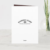 Fête d'anniversaire de dinosaure T Rex Merci aux e (Dos)