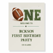Fête d'anniversaire de football de première année 