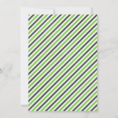 Fête d'anniversaire de football invitation vert no (Dos)