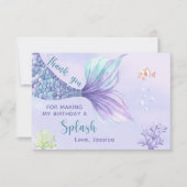 Fête d'anniversaire de Sirène sous la mer le Merci (Devant)