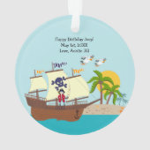 Fête d'anniversaire d'enfant de pirate (dos)