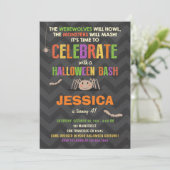 Fête d'anniversaire d'Halloween Invitation Costume (Debout devant)