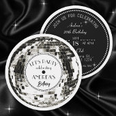 Fête d'anniversaire Disco ball Invitation