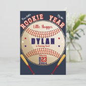 Fête d'anniversaire du baseball | Invitation d'ann (Debout devant)