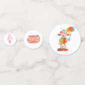 Fête d'anniversaire du carnaval confetti (Derrière)