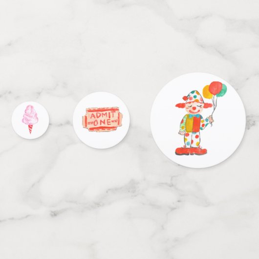 Fête d'anniversaire du carnaval confetti (Derrière)