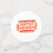 Fête d'anniversaire du carnaval confetti (Petit recto)