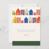 Fête d'anniversaire Feu de Circulation Merci (Dos)