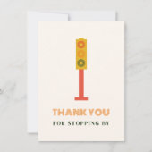 Fête d'anniversaire Feu de Circulation Merci (Devant)