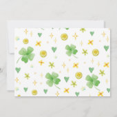 Fête d'anniversaire Lucky One Carte de remerciemen (Dos)