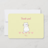 Fête d'anniversaire Merci Chat (Devant)