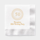 Fête d'Anniversaire moderne cadre pointillé #3CO (Recto)