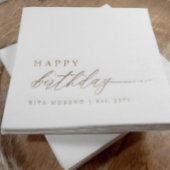 Fête d'anniversaire moderne élégante personnalisée