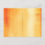 Fête d'anniversaire nœud doré carte de sauvegarde  (Dos)