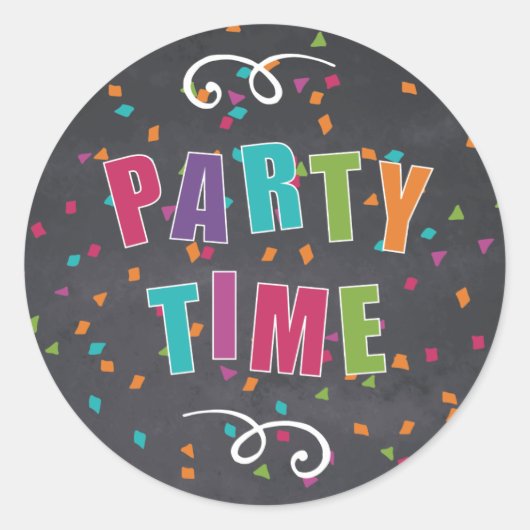 Fête d'anniversaire pour enfants - Sticker (Devant)