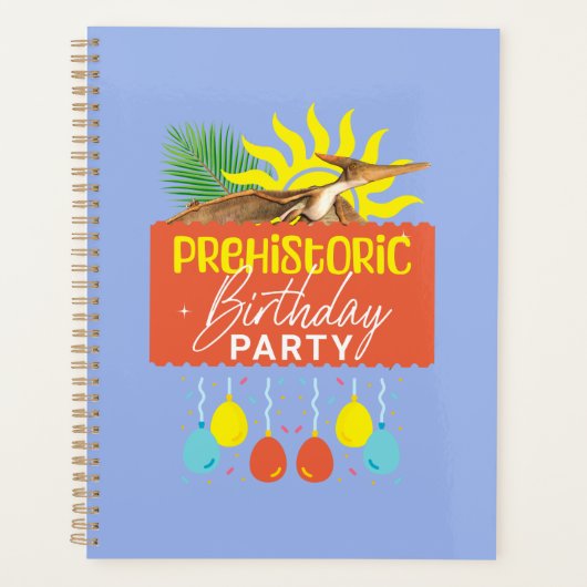 Fête d'anniversaire préhistorique Ptérodactyle (Devant)