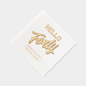 * Fête d'anniversaire remplir votre âge Bonjour Qu (Droite)