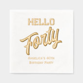 * Fête d'anniversaire remplir votre âge Bonjour Qu (Recto)