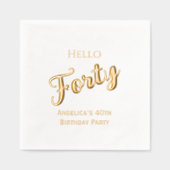 Fête d'anniversaire remplir votre âge Bonjour Quar (Recto)