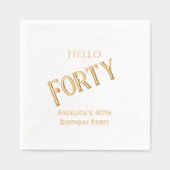 Fête d'anniversaire remplir votre âge Bonjour Quar (Recto)