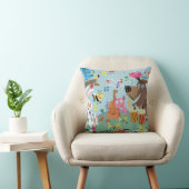 Fête Dans La Forêt Oreiller Décoratif (Chaise)