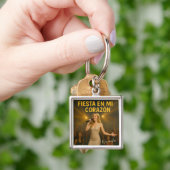 Fête dans mon cœur - Porte-clés (main)