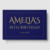 fête de 30e anniversaire feuille d'or frontière ma (Recto)