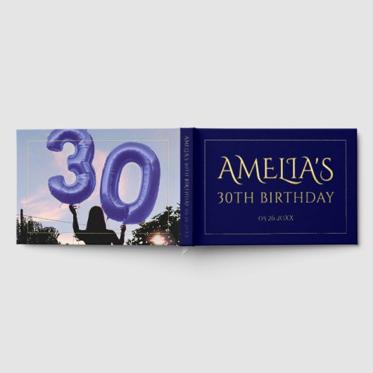 fête de 30e anniversaire feuille d'or frontière ma (Complet)