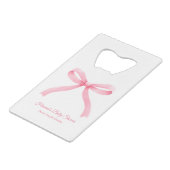 Fête de Baby shower esthétique rose Bow Girly (Devant Angle)