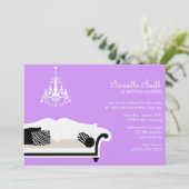 Fête de bachelorette moderne ou Invitation d'Fête (Debout devant)