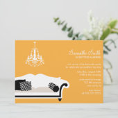 Fête de bachelorette moderne ou Invitations de Fêt (Debout devant)