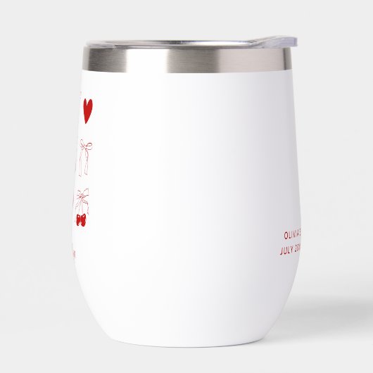 Fête de bachelorette personnalisée Cerry Bow (Gauche)