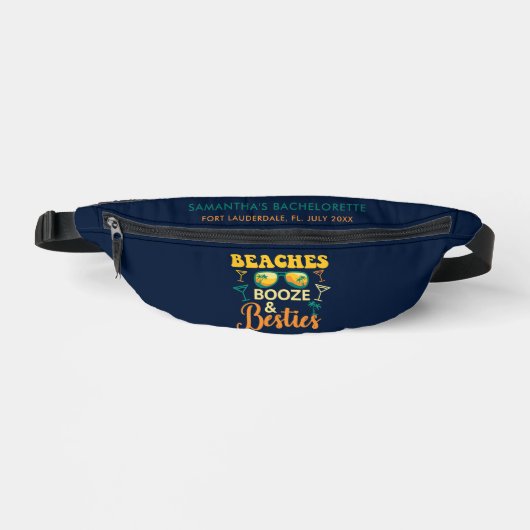 Fête de Bachelorette sur mesure Plages Alcool Meil (Recto)