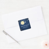 Fête de Bébé Céleste Autocollants Lune Étoiles (Enveloppe)