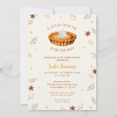 Fête de bébé Cutie Pie – Invitation d'automne (Devant)