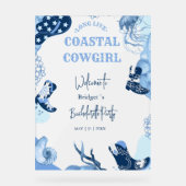 fête de bienvenue de la cowgirl côtière bleue (Recto)