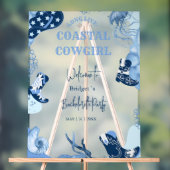 fête de bienvenue de la cowgirl côtière bleue (Neutre)