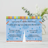 Fête de billard - invitations d'anniversaire pour (Debout devant)