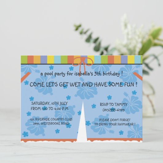 Fête de billard - invitations d'anniversaire pour  (Debout devant)